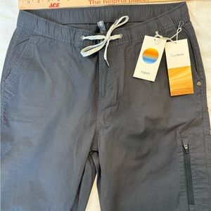 Vuori Ripstop DuraTerrq Pants Women’s SZ L Charcoal Hiking Slim Fit NWT